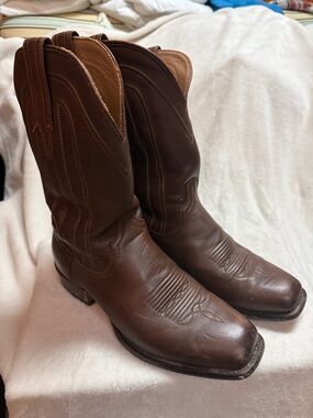 Tecovas Brown Leather Western Cowboy Boots